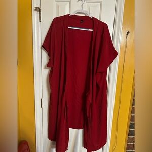 SHEIN Vibrant Red Wrap Dress